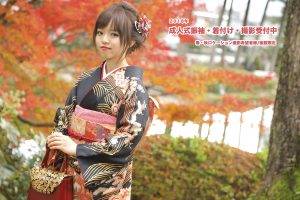 成人式振袖ロケ撮影