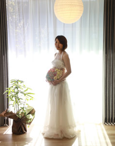 マタニティー自宅撮影