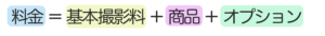 料金の説明